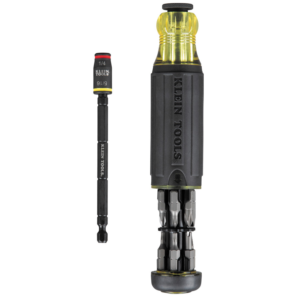 14-in-1 HVAC Adjustable-Length Impact Screwdriver with Flip Socket - Klein
