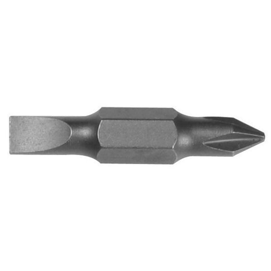 Replacement Bit. #1 Phillips, 3/16-Inch Slotted - Klein Tools