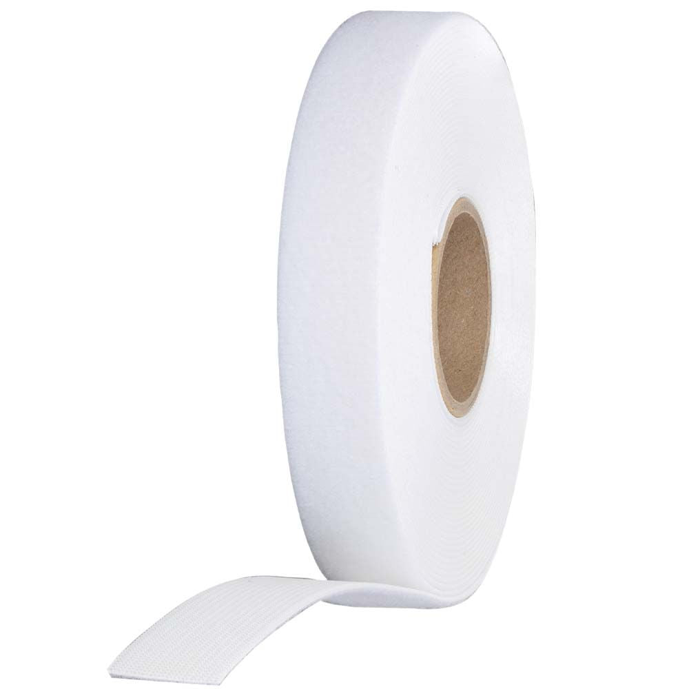 Hook and Loop Tape, 3/4-Inch, 25-Foot, White, Custom Length Cable Ties - Klein Tools