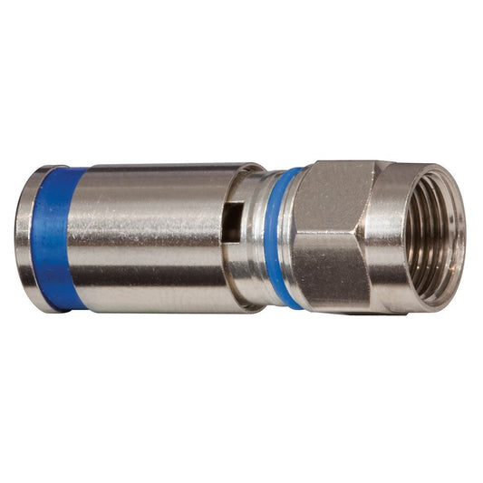 Weatherproof F-Compression Connectors RG6 50-Pack - Klein Tools