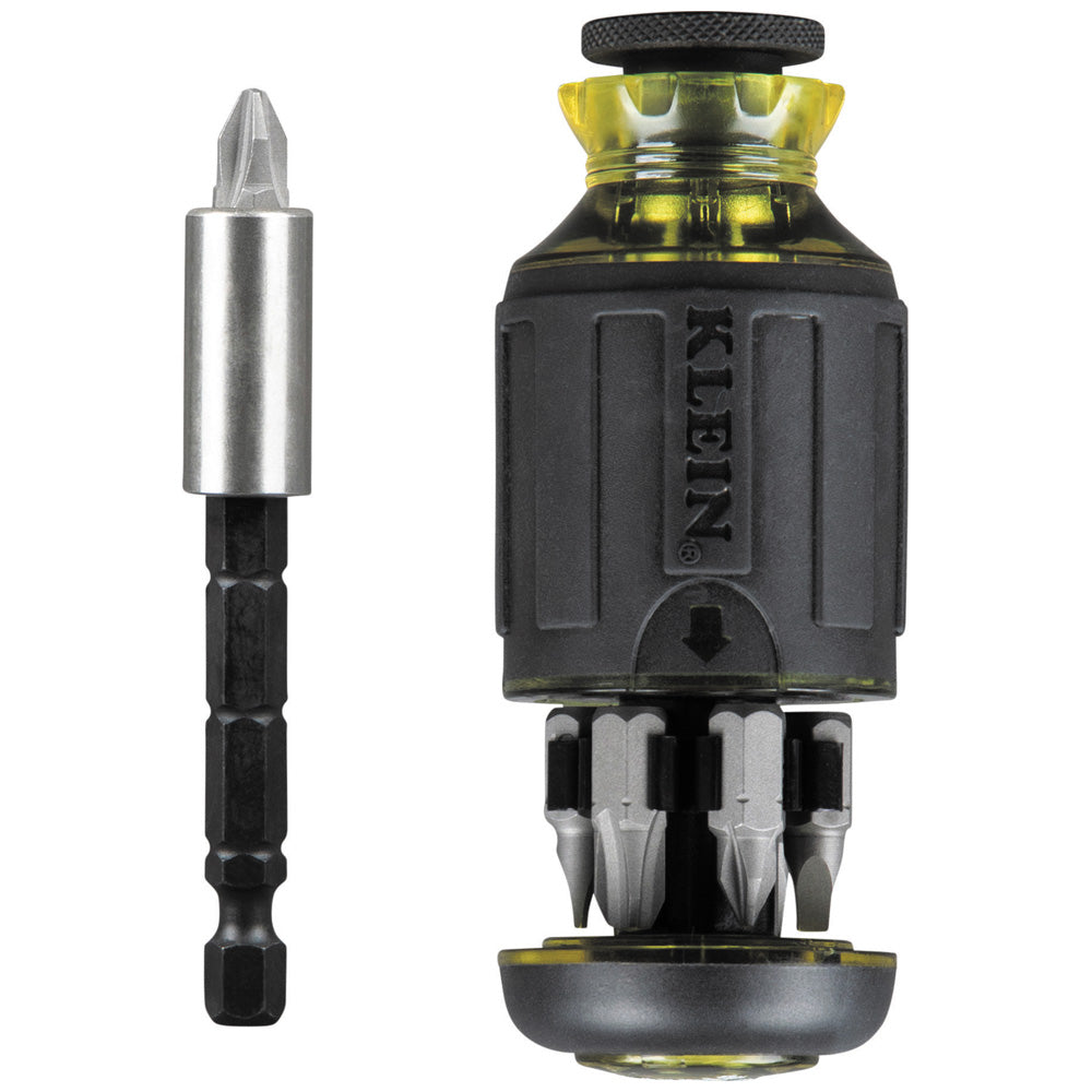 8-in-1 Multi-Bit Adjustable Length Stubby Screwdriver - Klein