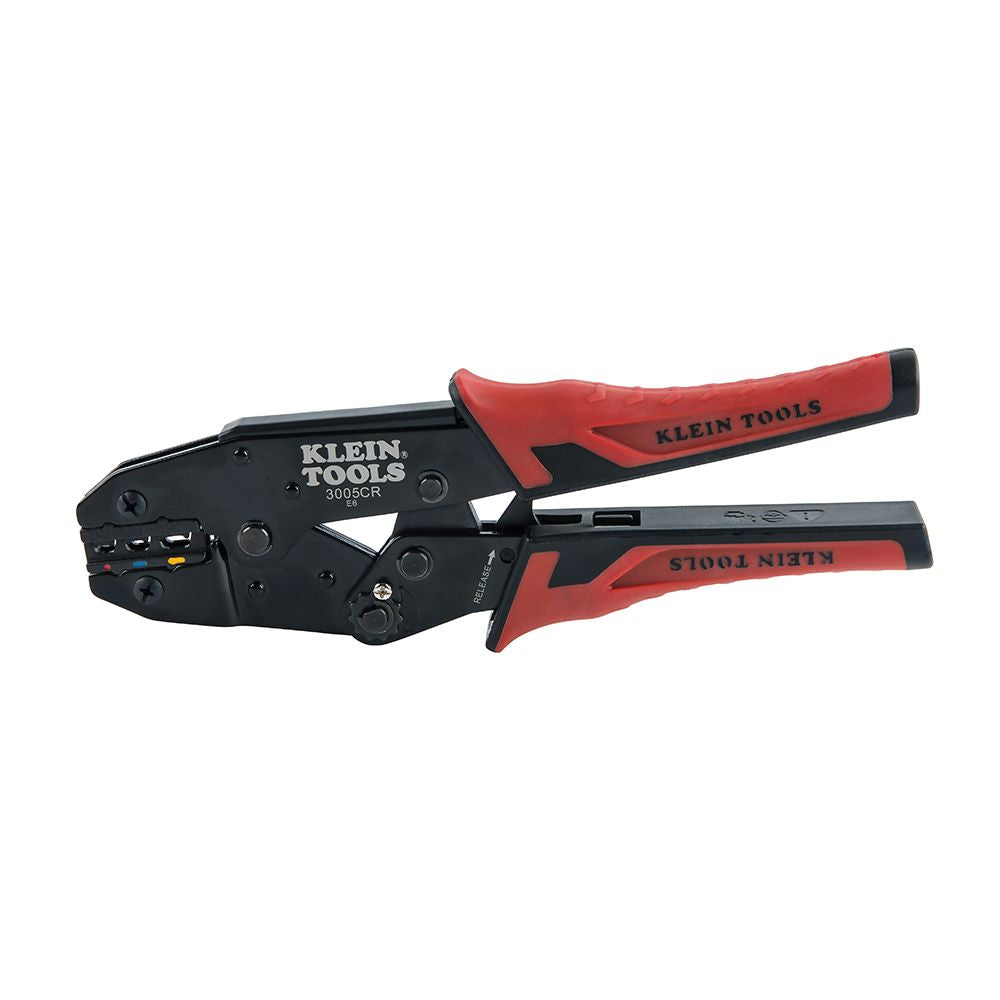 Ratcheting Crimper, 10-22 AWG - Insulated Terminals - Klein Tools