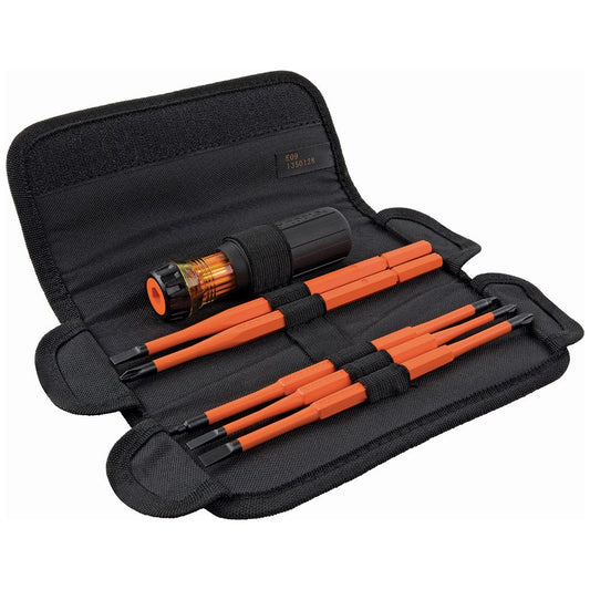 8-in-1 Insulated Interchangeable Screwdriver Set - Klein Tools
