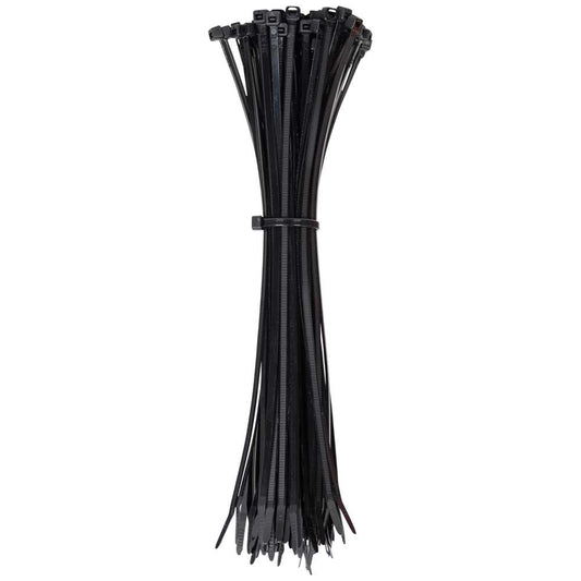 Cable Ties, Zip Ties, 50-Pound Tensile Strength, 11.5-Inch, Black - Klein Tools