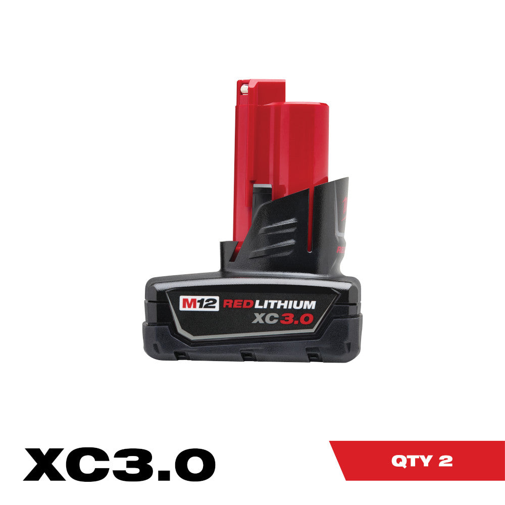 M12 REDLITHIUM™ XC Battery Two Pack - Milwaukee