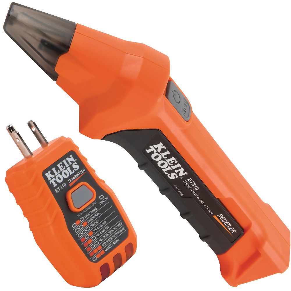 Digital Circuit Breaker Finder with GFCI Outlet Tester - Klein Tools